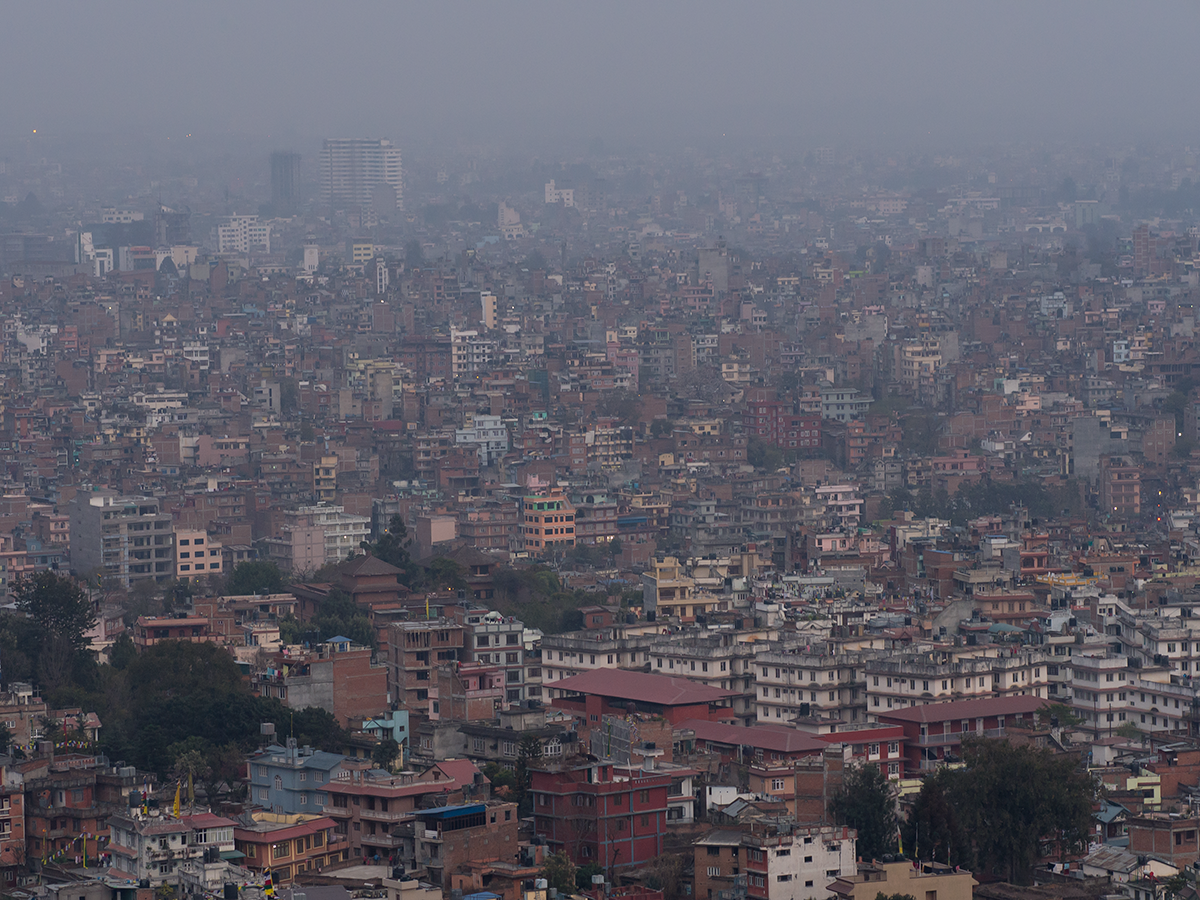 Seen from Monkey Temple.